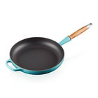 Le Creuset Signature Teal Cast Iron 28cm Frying Pan