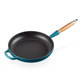 Le Creuset Signature Deep Teal Cast Iron 28cm Frying Pan