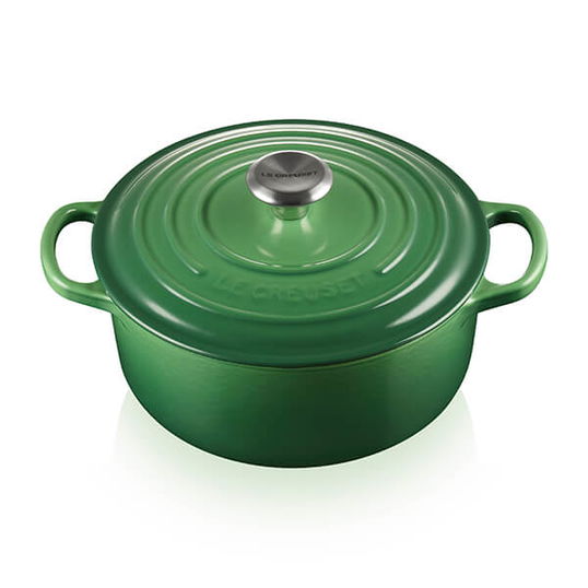 Le Creuset Signature Bamboo Cast Iron 28cm Round Casserole