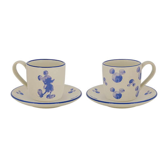 Disney Mono Espresso Cup and Saucer Set of 2