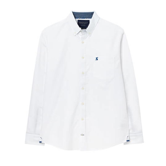 Joules Mens White Oxford Classic Fit Shirt