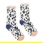Joules Marl Leopard Excellent Everdays Eco Vero Socks Size 4-8