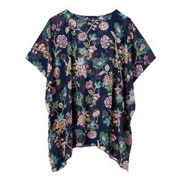 Joules Navy Floral Rosanna Cover Up