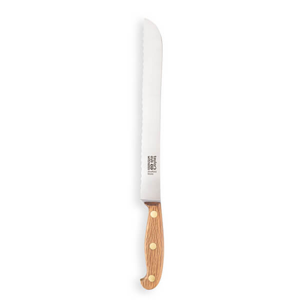 Taylor's Eye Witness Heritage Oak Sheffield Made 23cm Bread Knife