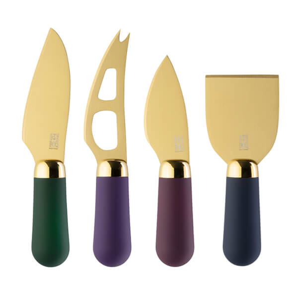 Taylor's Eye Witness Brooklyn Deco 4 Piece Cheese Knife Set
