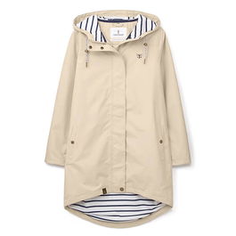 Lighthouse Ladies Beachcomber Long Coat Biscuit