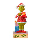 Grinch by Jim Shore Happy Grinch with Blinking Heart Figurine