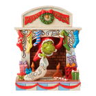 Grinch by Jim Shore Grinch Peeking out of a Fireplace Figurine