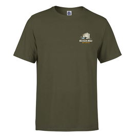 Old Guys Rule Military Green Shed Happens II T-Shirt Size M