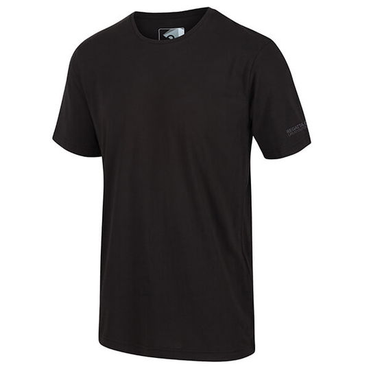 Regatta Men`s Tait Lightweight Active T-Shirt Black Size L