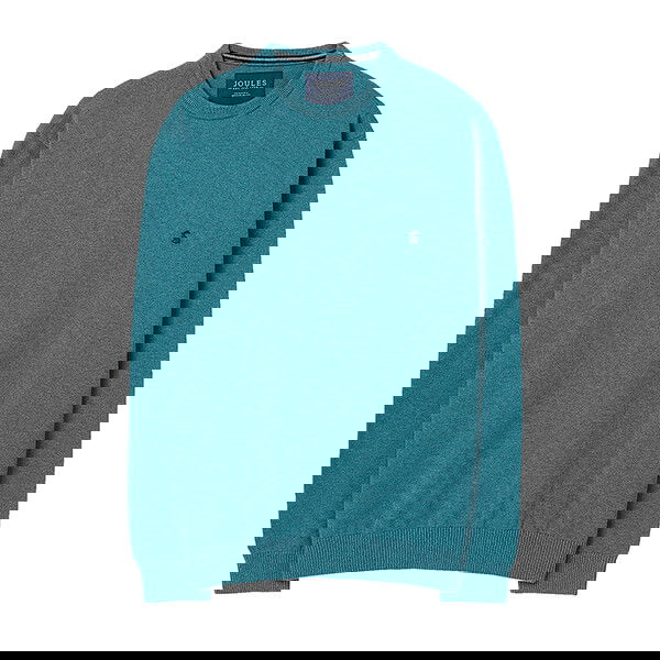 Joules Teal Marl Jarvis Crew Neck Jumper Size XL