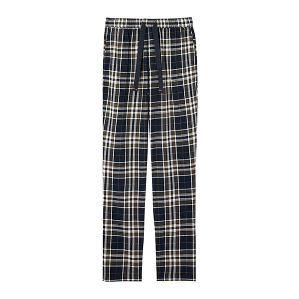 Joules Mens Navy Check Sleeper Woven Brushed PJ Bottoms Size L