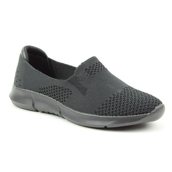 Heavenly Feet Black Holly Ath-Leisure Comfort Shoes Size 5