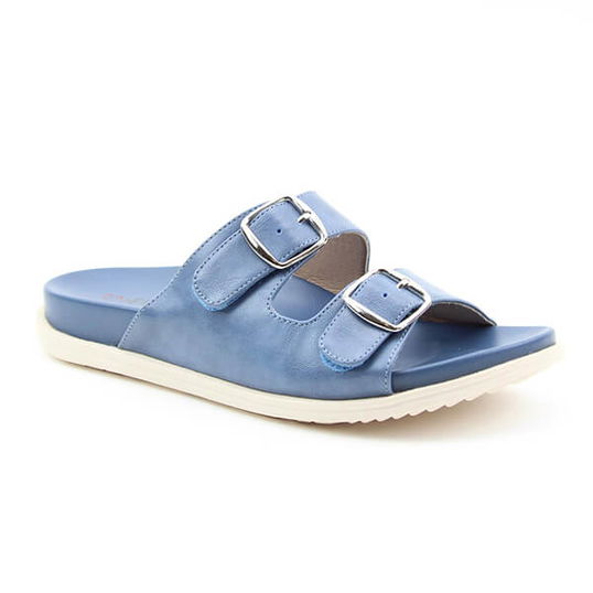 Heavenly Feet Pure Blue Premium Sandals Size 7