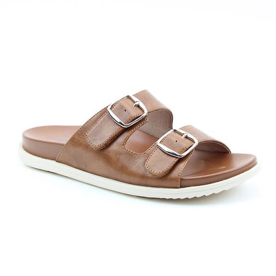 Heavenly Feet Pure Brown Premium Sandals Size 7