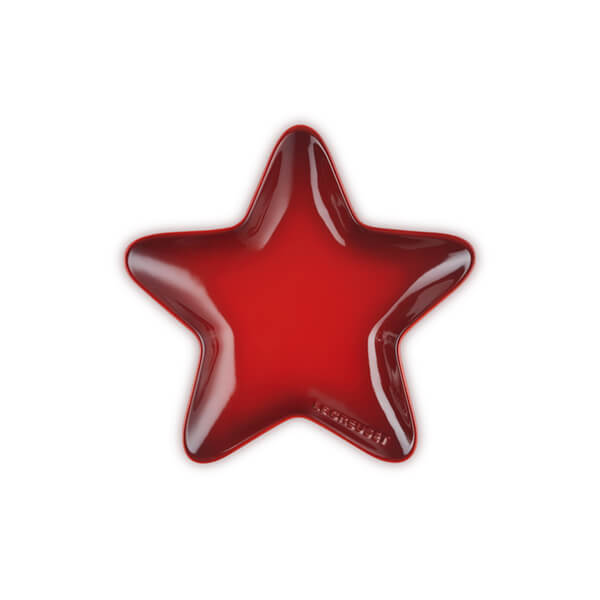 Le Creuset Cerise Stoneware 20cm Star Plate