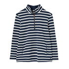 Joules Navy Cream Stripe Pip Stripe Sweatshirt Size 12