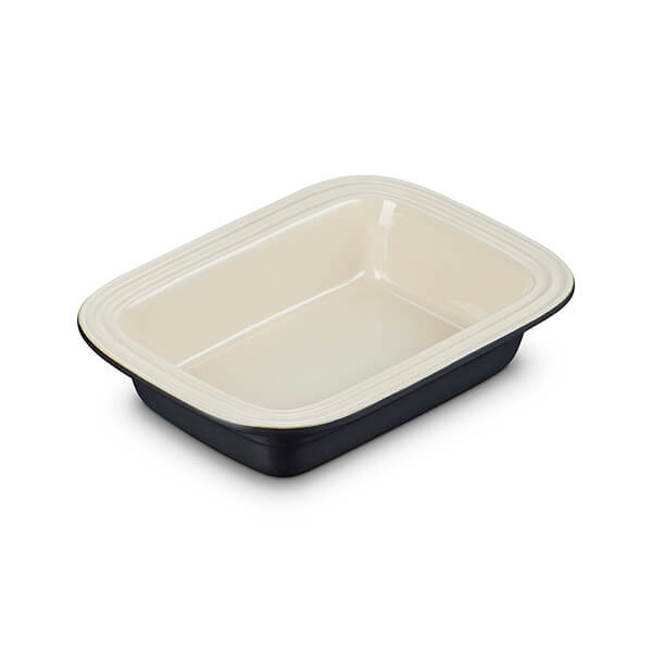 Le Creuset Satin Black Stoneware 29cm Deep Rectangular Dish