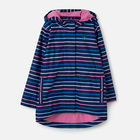 Lighthouse Girls Charlotte Coat Blue Pink Stripe Size 1-2y