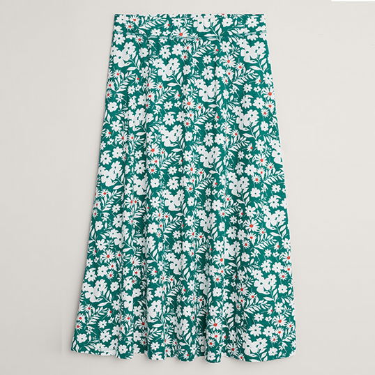 Seasalt Tamba Skirt River Floral Valley Size 16