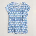 Seasalt Garden Gate Top II Raffia Dots Chalk Size 8