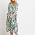 Brakeburn Leopard Floral Midi Dress Size 16