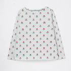 Joules Green Foulard Harbour Long Sleeve Jersey Top Size 18