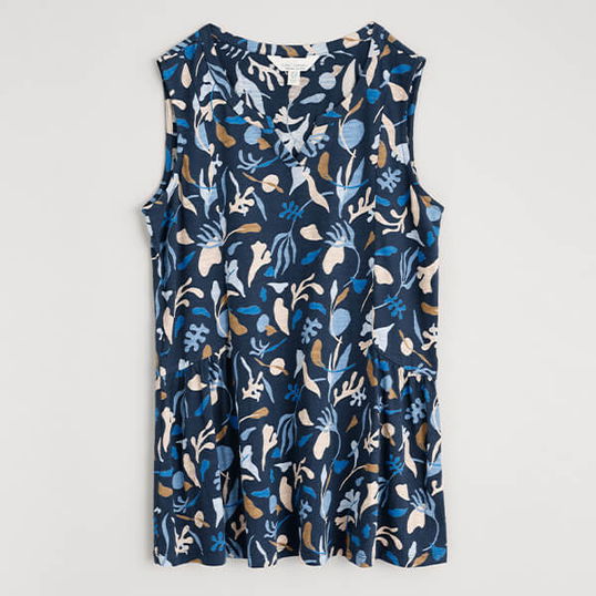 Seasalt Flag Iris Vest Seaweed Shapes Maritime Size 8
