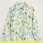 Seasalt Larissa Organic Cotton Shirt Carved Seaweed Chalk Size 12