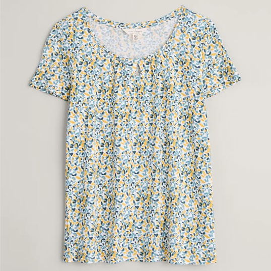 Seasalt Appletree Top Wild Madder Mix Size 8