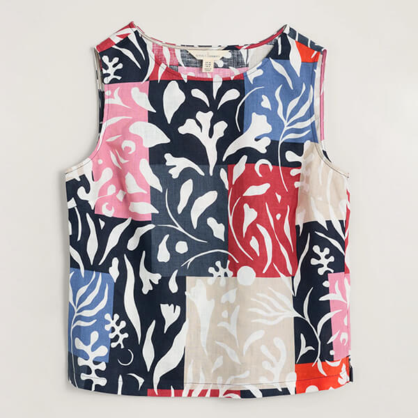 Seasalt Colour Study Top Sea Forms Mix Maritime Size 8