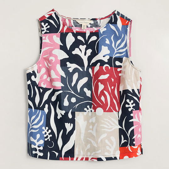 Seasalt Colour Study Top Sea Forms Mix Maritime Size 8