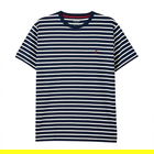 Joules Mens Navy Multi Stripe Boathouse Striped T-Shirt