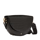 Joules Black Clara Half Moon Shape PU Bag