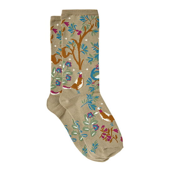 Joules Cream Woodland Excellent Everyday Eco Vero Socks