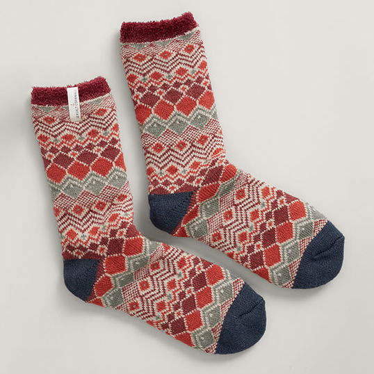 Seasalt Cabin Socks Andrena Dark Cinnamon