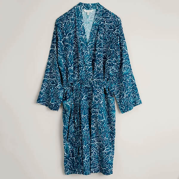 Seasalt Pottering Gown Flowing Seaweed Chalk Atlantic Size XL