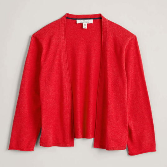 Seasalt Vanessa Cardigan Crimson Size 16