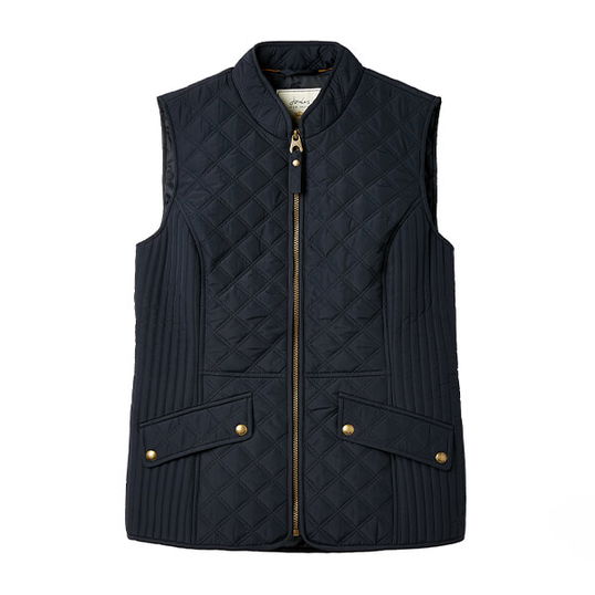 Joules Dark Navy Minx Diamond Quilted Gilet