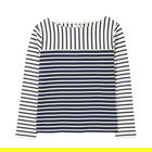 Joules Cream Hotch Potch Stripe Harbour Long Sleeve Jersey Top