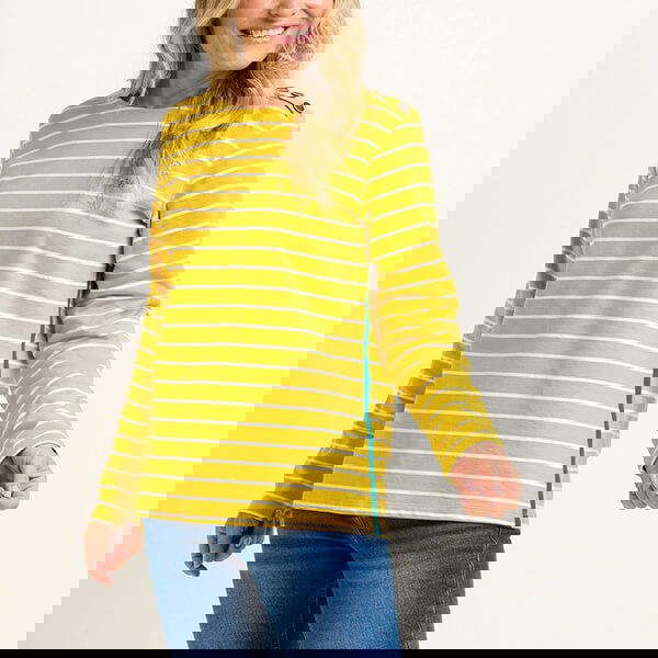 Brakeburn Yellow Bella Crew Top