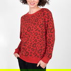 Brakeburn Leopard Raglan Sweatshirt Size 12