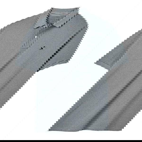Joules Mens Grey Marl Woody Polo Shirt