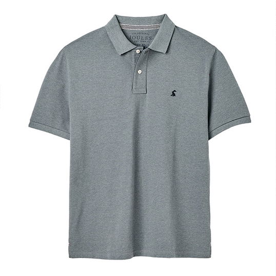 Joules Mens Grey Marl Woody Polo Shirt