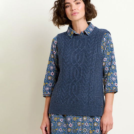Brakeburn Cable Knit Tank Top