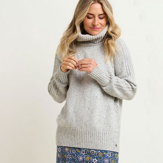 Brakeburn Coastal Roll Neck Jumper