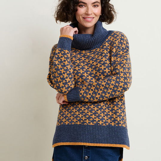 Brakeburn Crosses Knitted Jumper