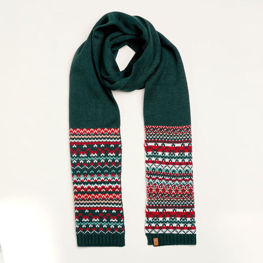 Brakeburn Fair Isle Knitted Scarf