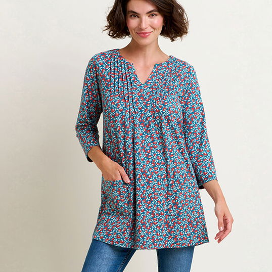Brakeburn Pressed Flowers Tunic