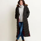 Brakeburn Black Slim Longline Puffer Jacket